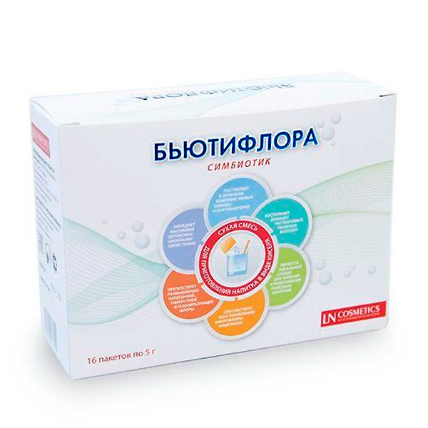 Симбиотик Бьютифлора (16 пакетиков), 80 г Симбиотик Бьютифлора (16 пакетиков), 80 г