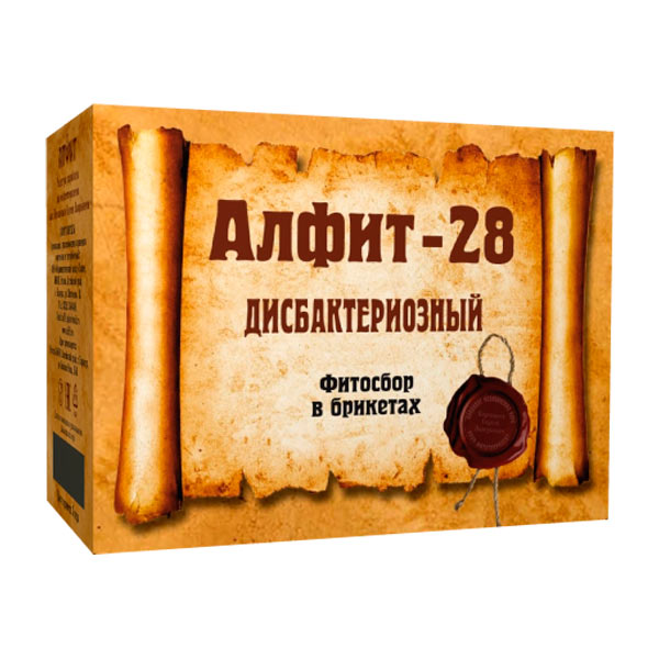 Чайный напиток Алфит-28 Дисбактериозный, 60 брикетов х 2 г Чайный напиток Алфит-28 Дисбактериозный, 60 брикетов х 2 г