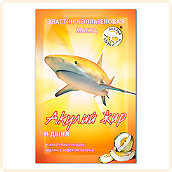 Маска эластин-коллагеновая Акулий жир-Дыня. От носогубных складок, 10 мл Маска эластин-коллагеновая Акулий жир-Дыня. От носогубных складок, 10 мл