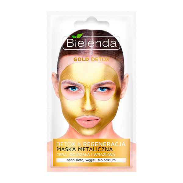 Маска металлическая Очищающая для зрелой и чувствительной кожи GOLD DETOX, 8 г Маска металлическая Очищающая для зрелой и чувствительной кожи GOLD DETOX, 8 г