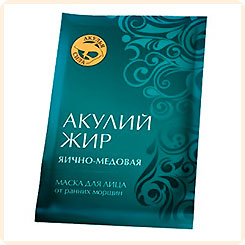 Маска для лица Акулий жир Яично-медовая. От ранних морщин, 10 мл Маска для лица Акулий жир Яично-медовая. От ранних морщин, 10 мл