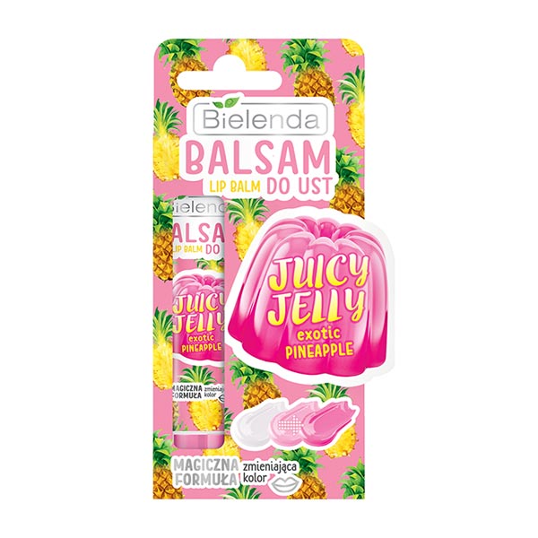 Бальзам для губ меняющий цвет Экзотический ананас JUICY GELLY Бальзам для губ меняющий цвет Экзотический ананас JUICY GELLY