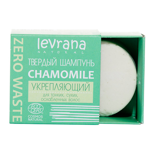 Шампунь твёрдый Сhamomile Укрепляющий Levrana, 50 г