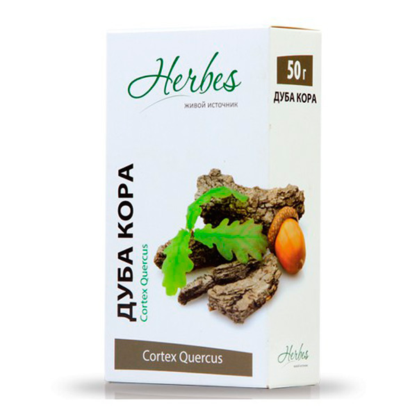 Кора дуба для заваривания, 50 г Кора дуба для заваривания, 50 г