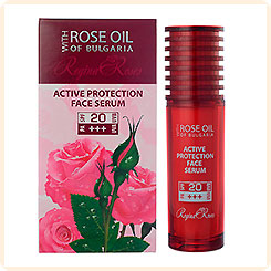 Сыворотка для лица Для активной защиты SPF 20 Rose Oil of Bulgaria REGINA FLORIS, 40 мл Сыворотка для лица Для активной защиты SPF 20 Rose Oil of Bulgaria REGINA FLORIS, 40 мл