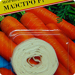 Морковь Маэстро F1 (на ленте), 6 метров Французская линия Морковь Маэстро F1 (на ленте), 6 метров Французская линия