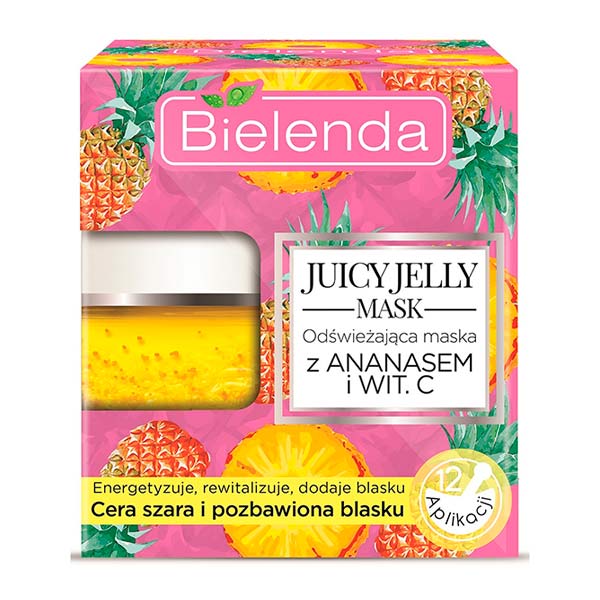 Маска для лица Освежающая АНАНАС+ВИТАМИН С JUICY JELLY, 50 г Маска для лица Освежающая АНАНАС+ВИТАМИН С JUICY JELLY, 50 г