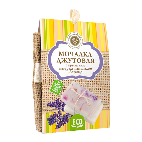 Мочалка с мылом Лаванда, 100 г Мочалка с мылом Лаванда, 100 г